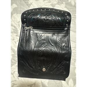 Black Tool Leather Wallet